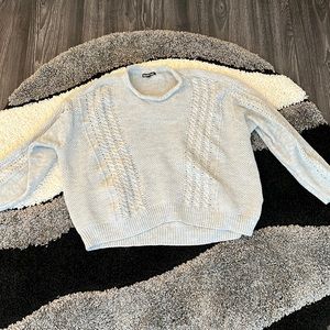 Grey oversized sweater